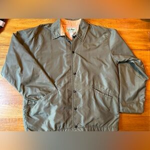 Vintage L.L Bean Lined Coaches Jacket Medium